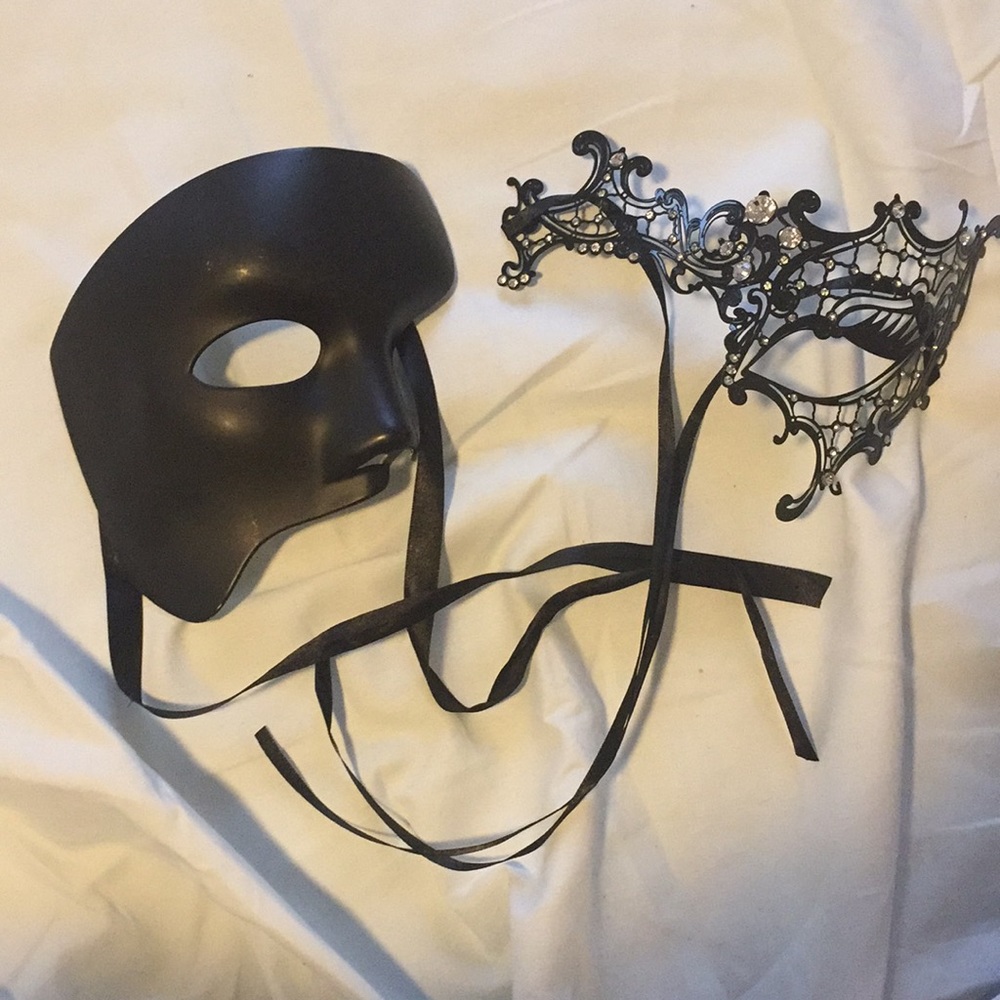 His and her masquerade masks